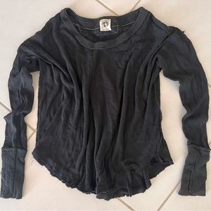 We The Free - Free People - Black Oversized Thermal